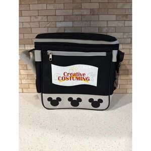 Disney Parks Mickey Mouse Cooler‎ Lunch Bag Black White